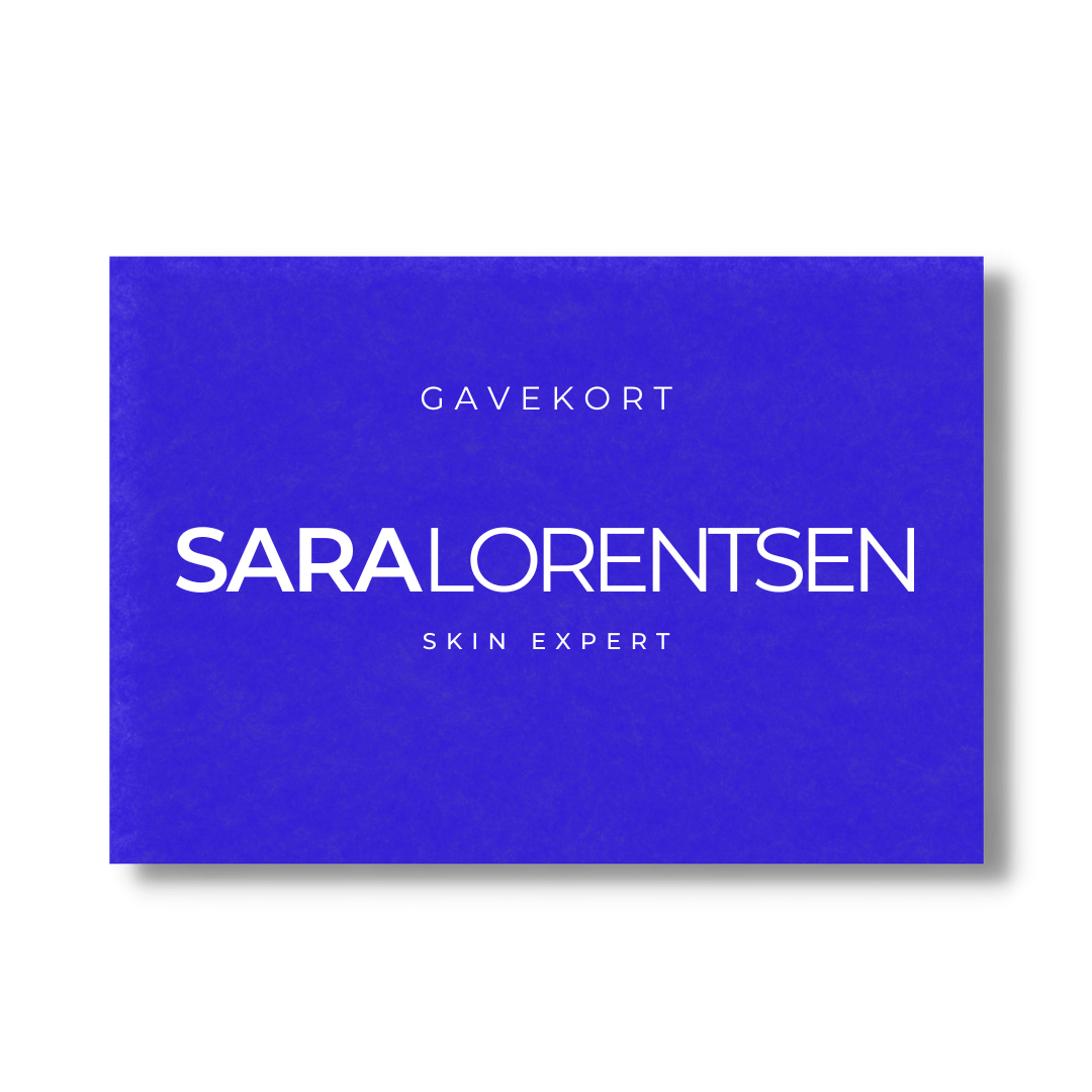 Giv et digitalt gavekort - vælg beløb - Sara Lorentsen Skin Expert